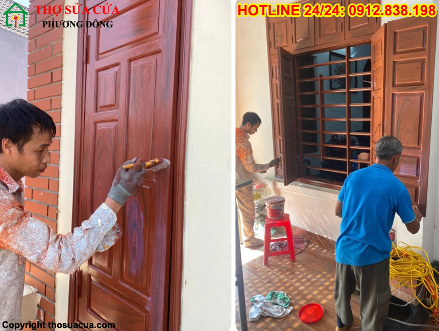 Sơn sửa cửa gỗ