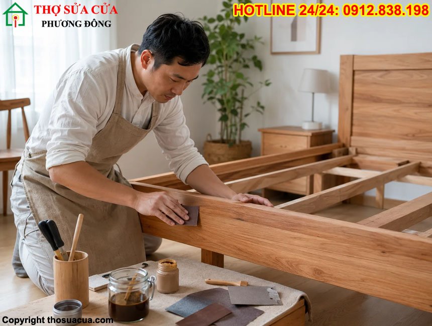 Thợ mộc sửa chữa đồ gỗ tại nhà Hà Nội