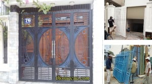 Thợ sơn sửa cửa sắt tại Mỹ đình