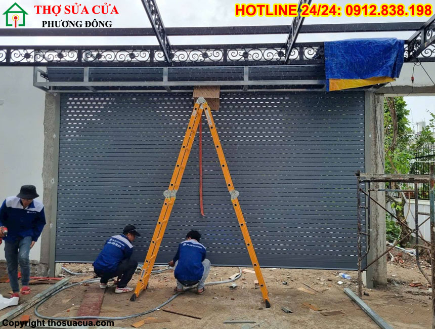 Chi tiết cấu tạo cửa cuốn