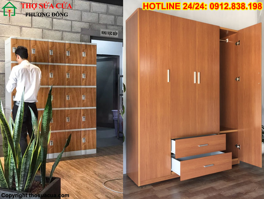 Cách lắp tủ nhựa