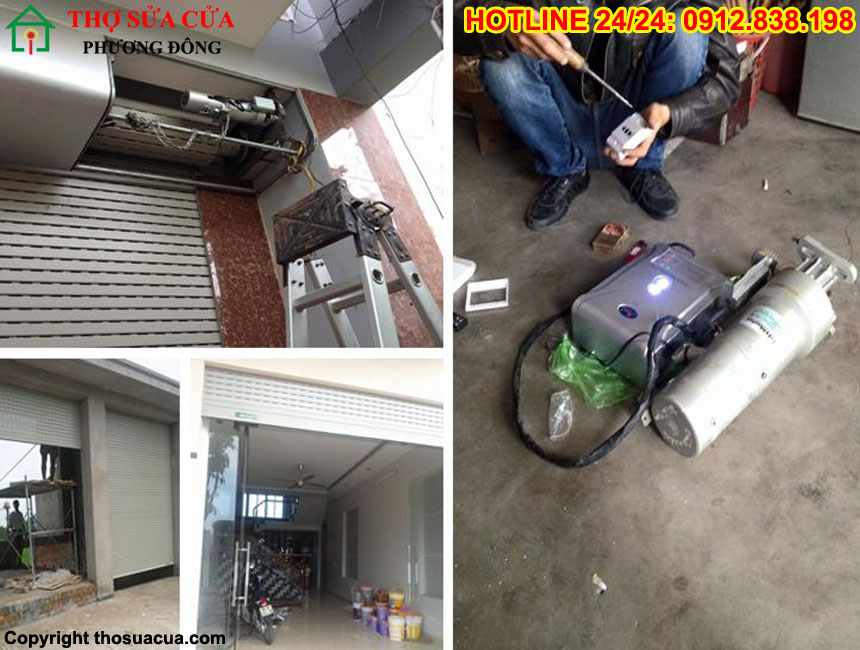 Sửa cửa cuốn bị kêu