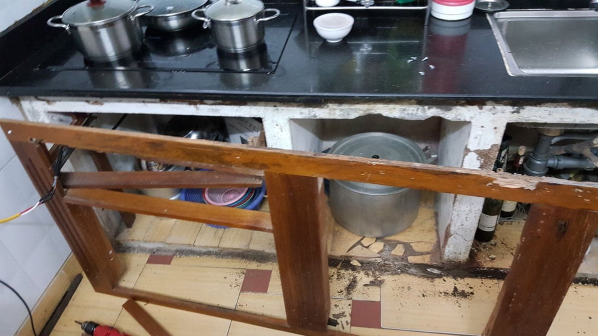 Sửa tủ bếp tại nhà 2