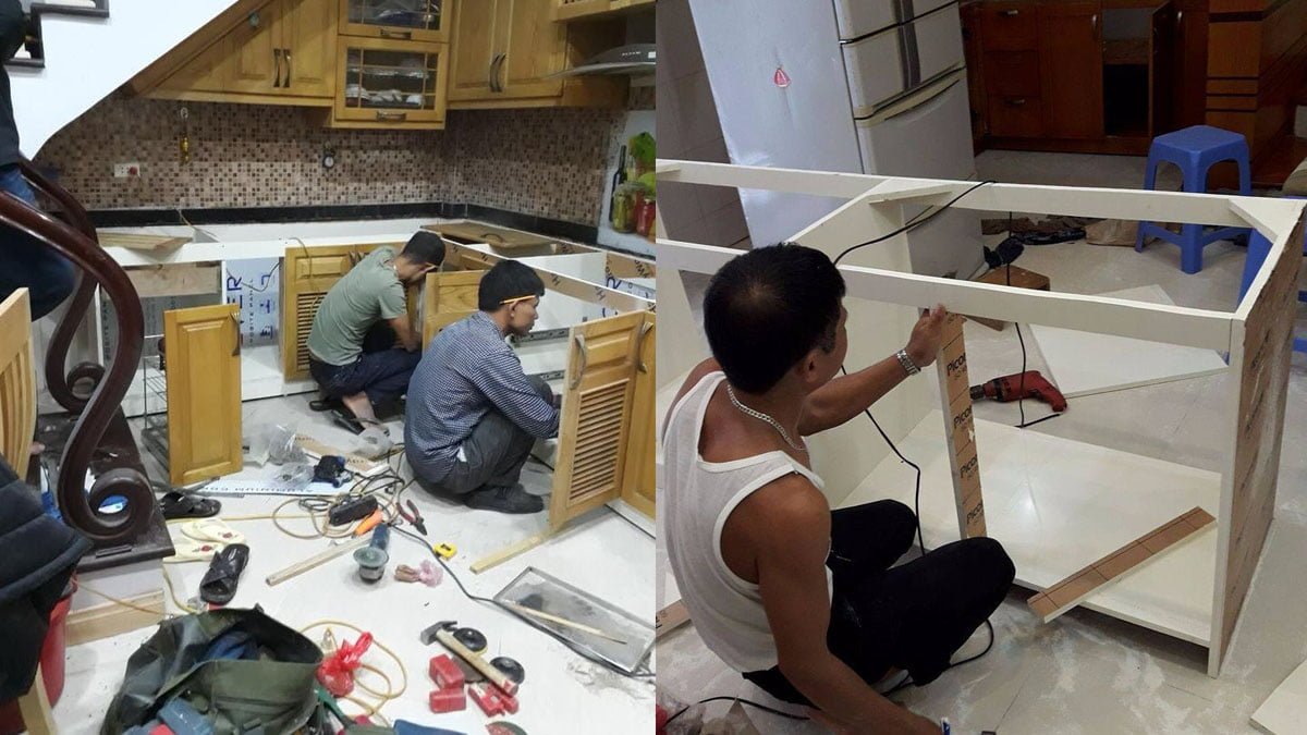 Sửa tủ bếp tại nhà 14