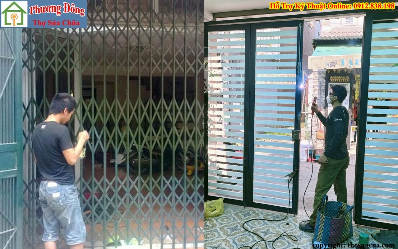 Thợ sơn sửa cửa sắt Quận 10