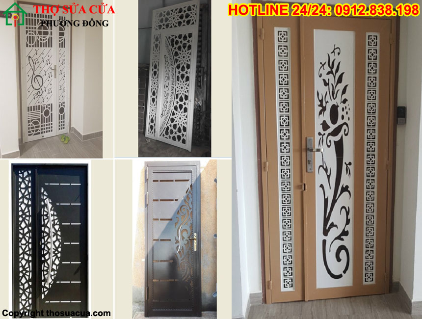 Mẫu cửa sắt chung cư đẹp