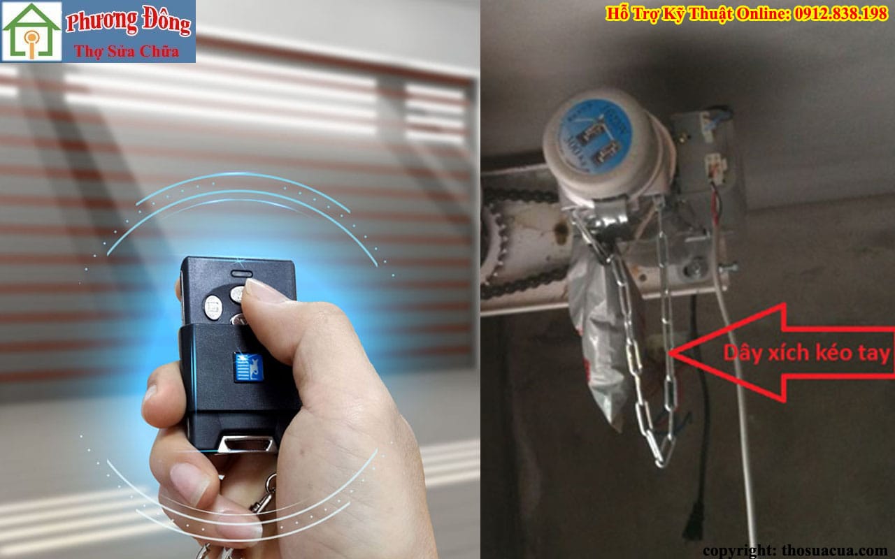 Các cách mở khóa cửa cuốn nhanh hiệu quả