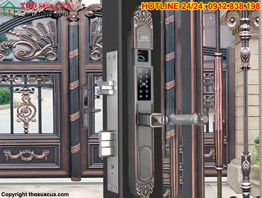 Ổ khóa cửa sắt