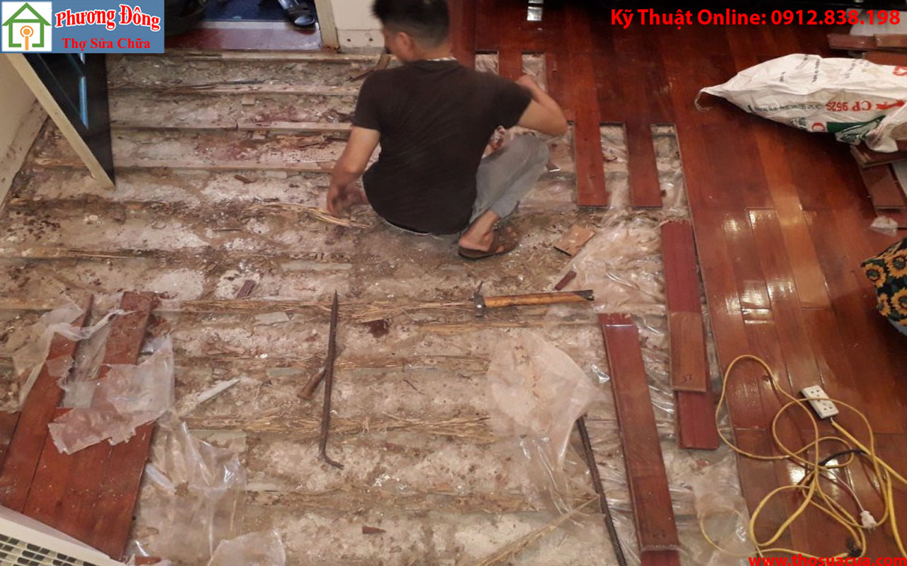 Sửa sàn gỗ tại Hà Nội 