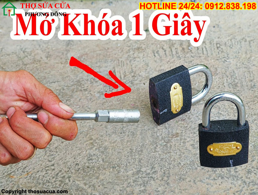 Cách phá khóa cửa khi mất chìa