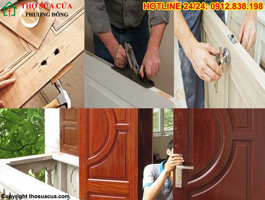 Sửa cửa gỗ tại nhà Hà Nội