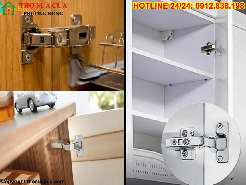 Các loại bản lề giảm chấn