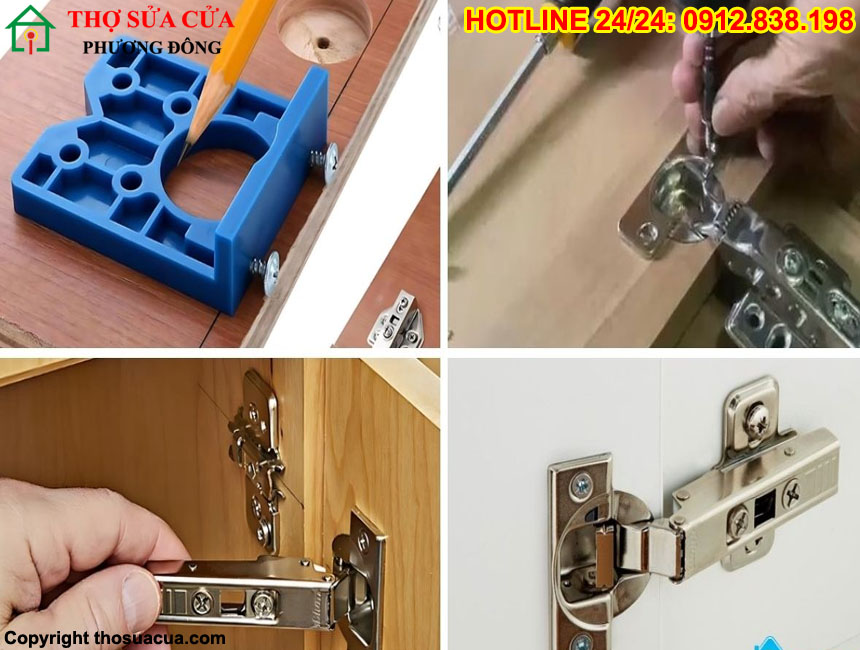 Các loại bản lề giảm chấn