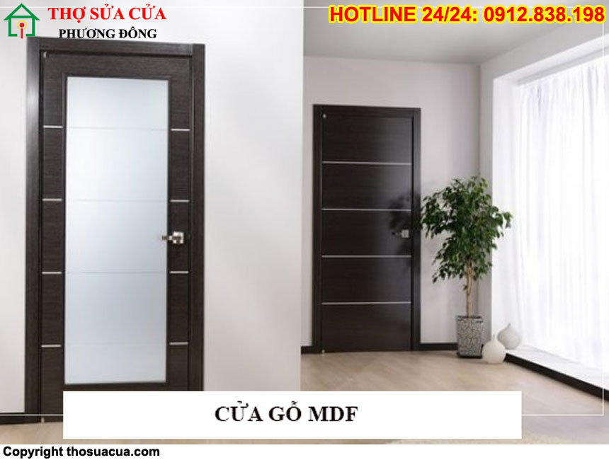 Các loại cửa gỗ công nghiệp