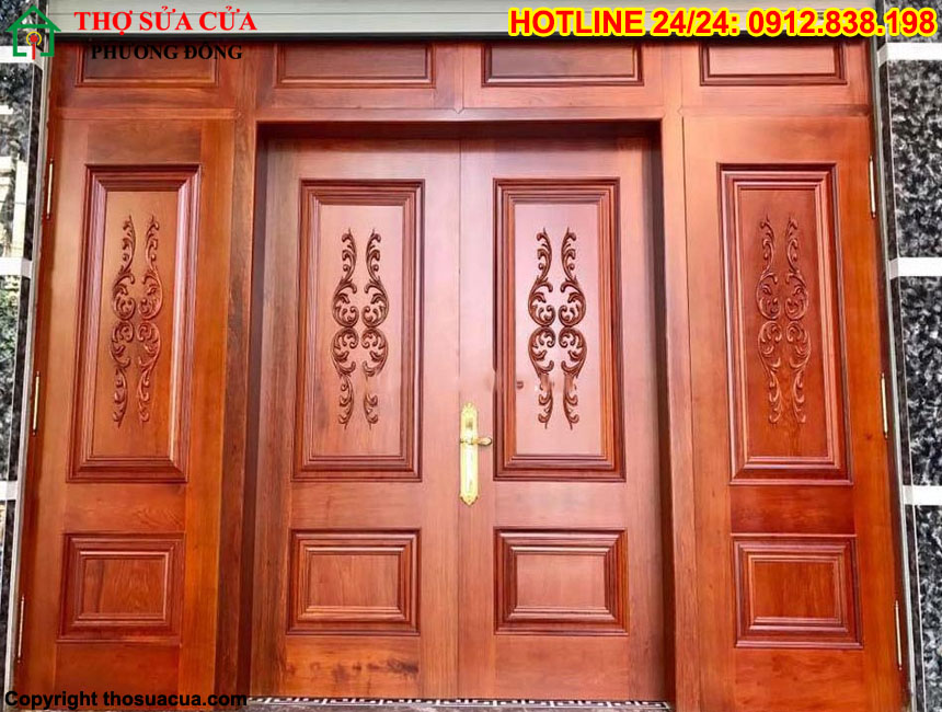 Cửa gỗ 4 cánh