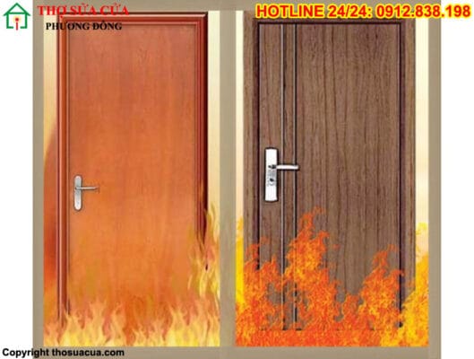 Cửa gỗ chống cháy