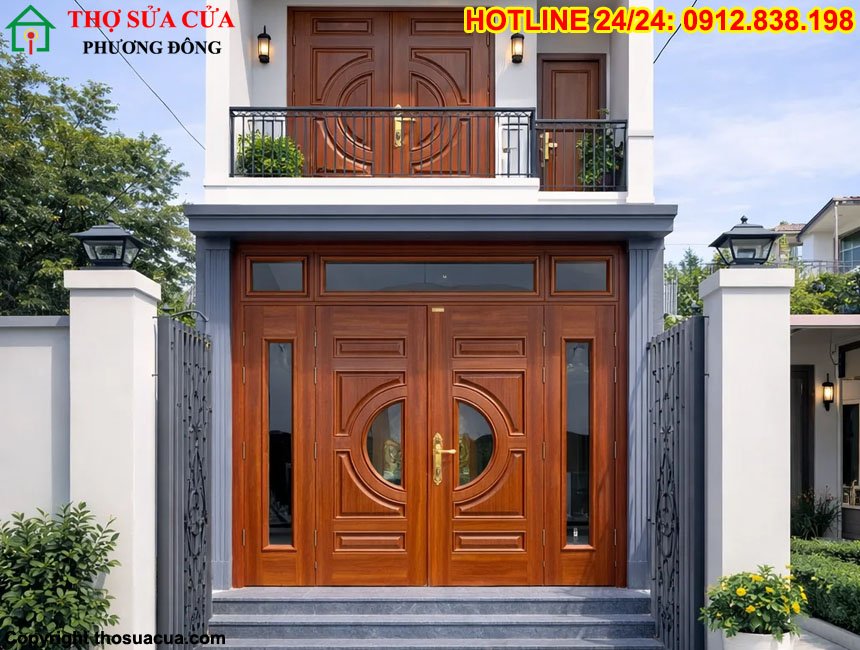 Cửa gỗ nhà ống