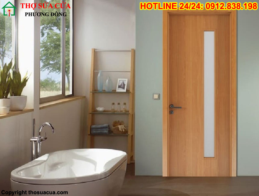 Cửa gỗ nhà tắm cao cấp chống nước