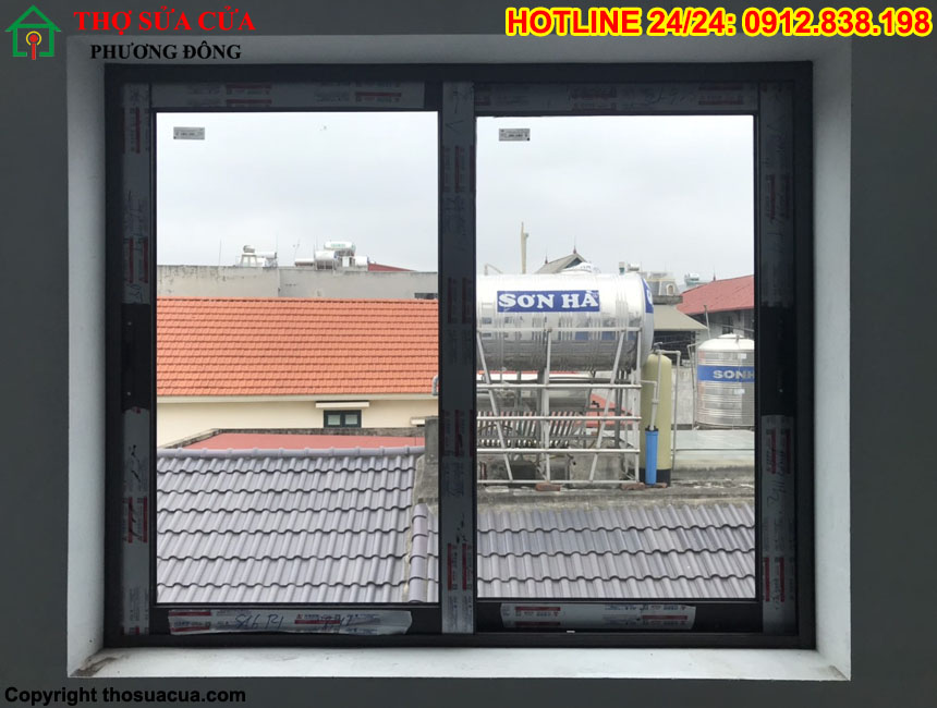 Cửa sổ nhôm lùa 2 cánh