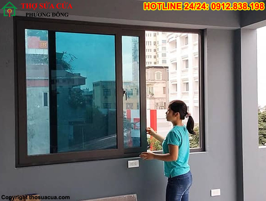 Cửa sổ nhôm lùa 2 cánh