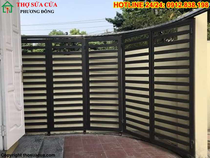 Cửa trượt góc