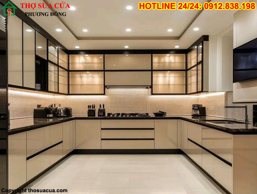 Kích thước tủ bếp theo tiêu chuẩn