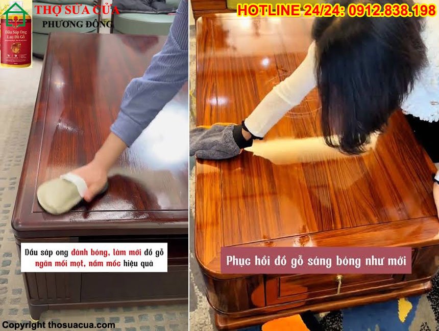 Mẹo làm mới đồ gỗ