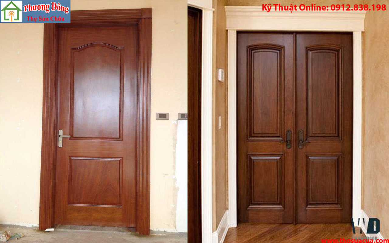  Cửa gỗ lim và Cách chọn cửa gỗ lim phù hợp với màu tường