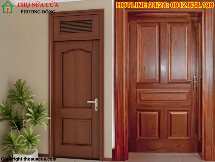 Cửa gỗ căm xe