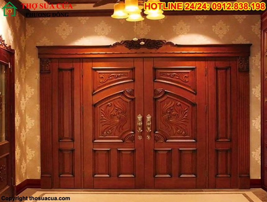 Cửa gỗ cho phòng khách