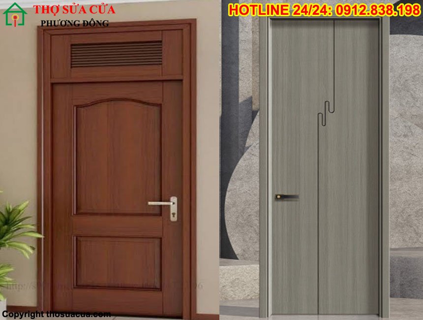Cửa gỗ thông phòng