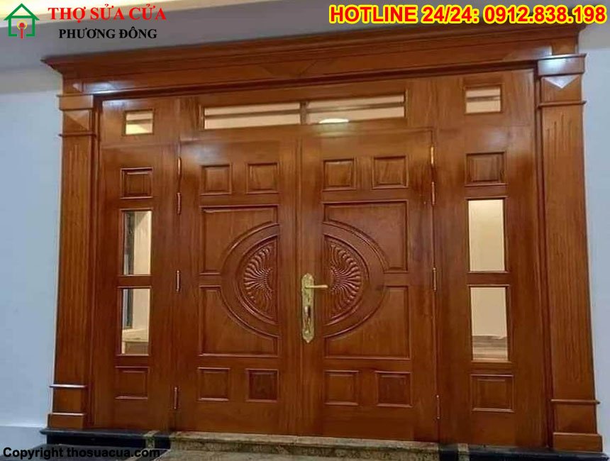 Cửa gỗ xoan đào