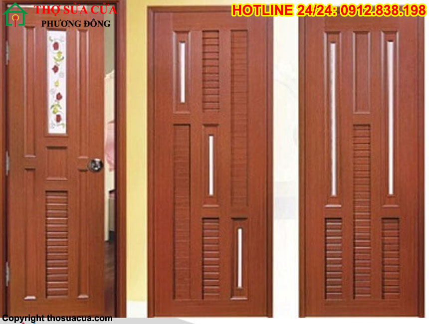 Cửa nhôm giả gỗ