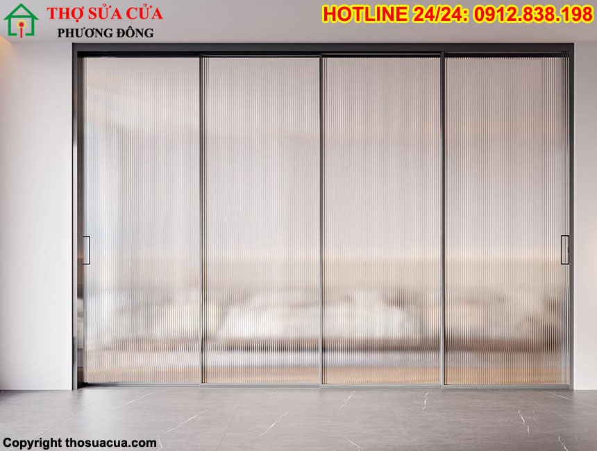 Cửa nhôm kính mờ