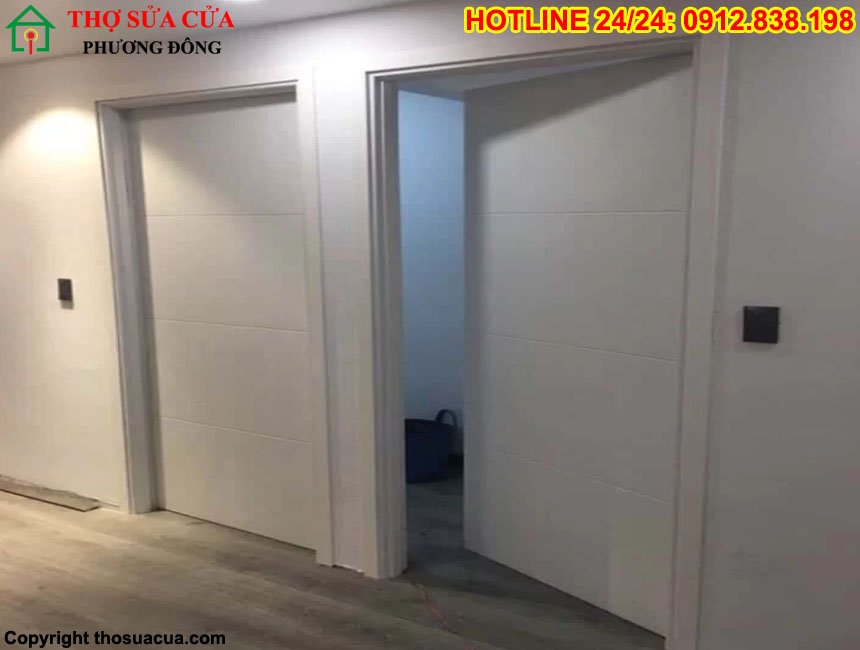 Cửa phòng ngủ gỗ công nghiệp
