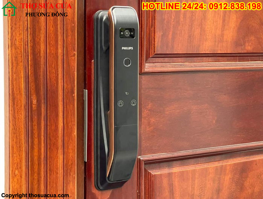 Khóa vân tay cho cửa gỗ