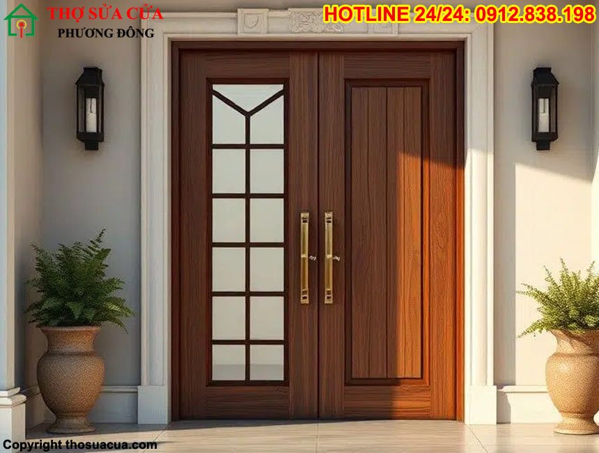 Chống trộm của cửa gỗ công nghiệp