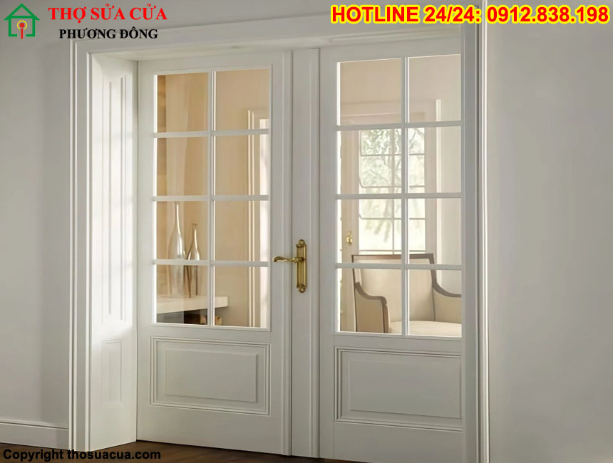 Cửa gỗ Full White