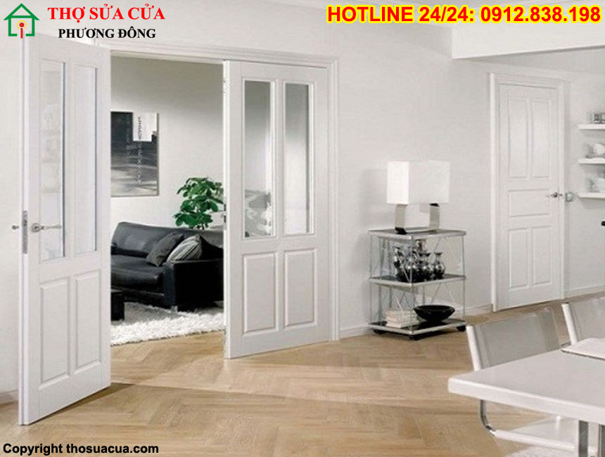 Cửa gỗ Full White