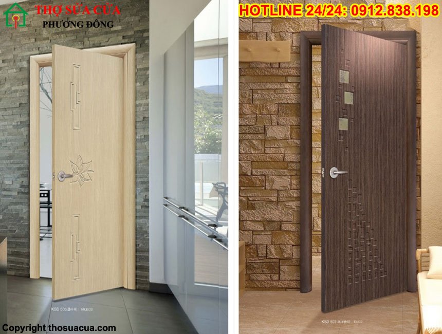Cửa gỗ nhà vệ sinh