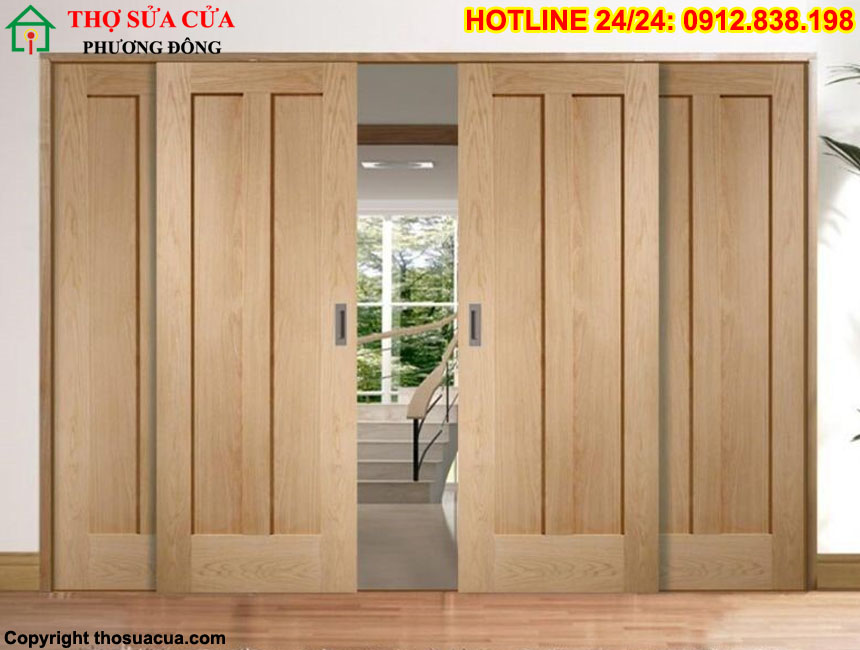Cửa gỗ trượt