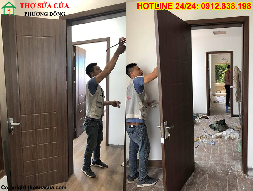 Lắp đặt cửa gỗ công nghiệp