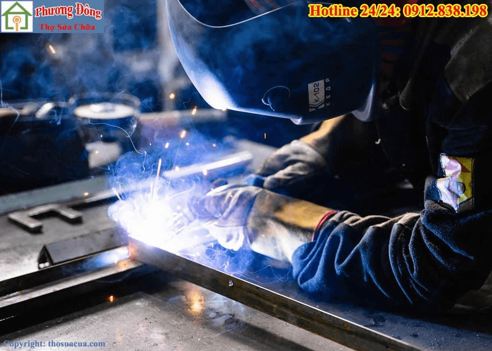 Thợ hàn xì sắt inox tại Củ Chi