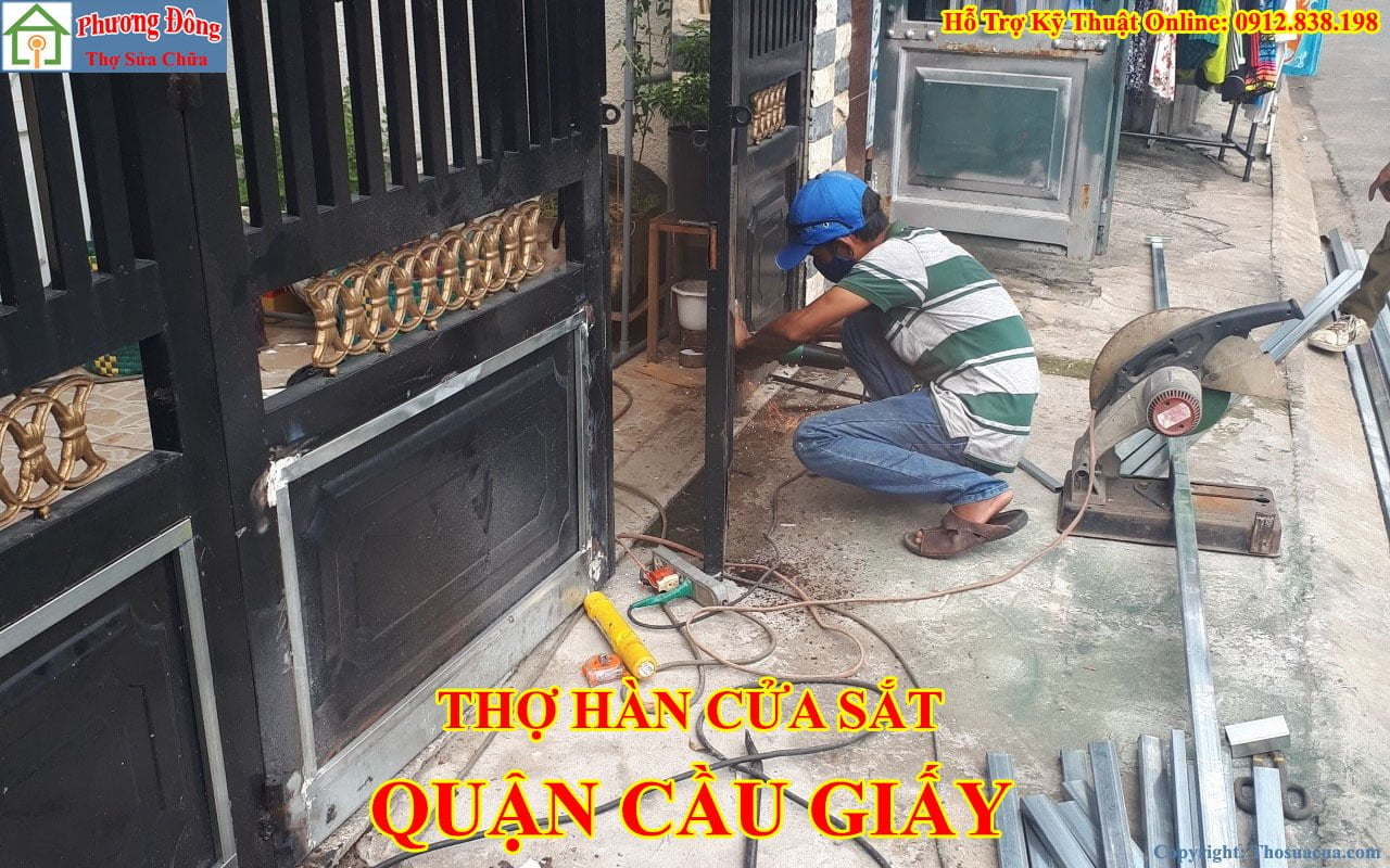 Thợ Hàn Cửa Sắt Tại Cầu Giấy