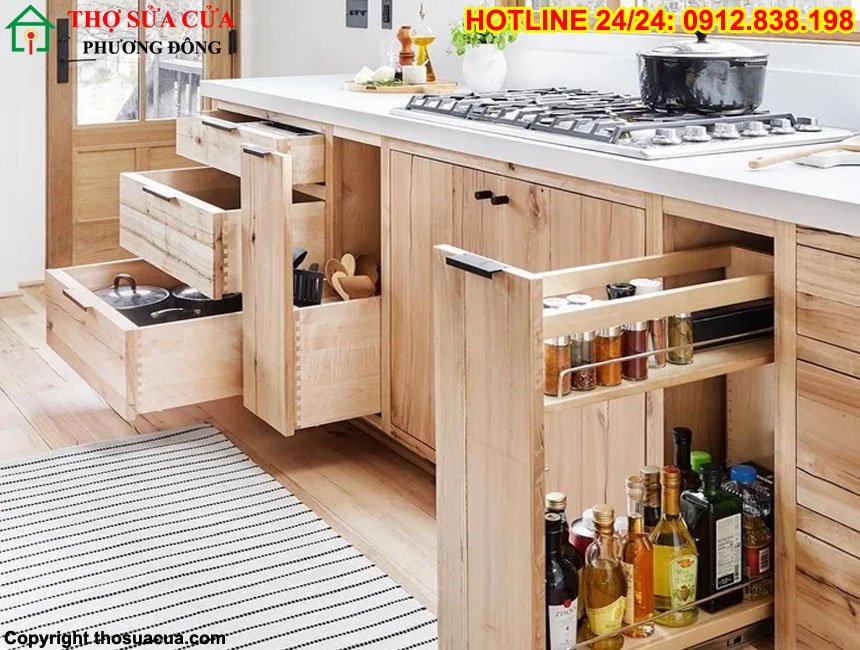 Cách lắp đặt tủ bếp