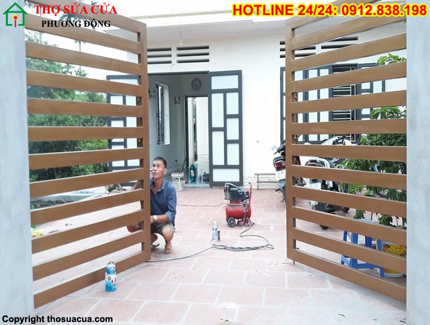 Cách sơn cửa sắt bằng tay