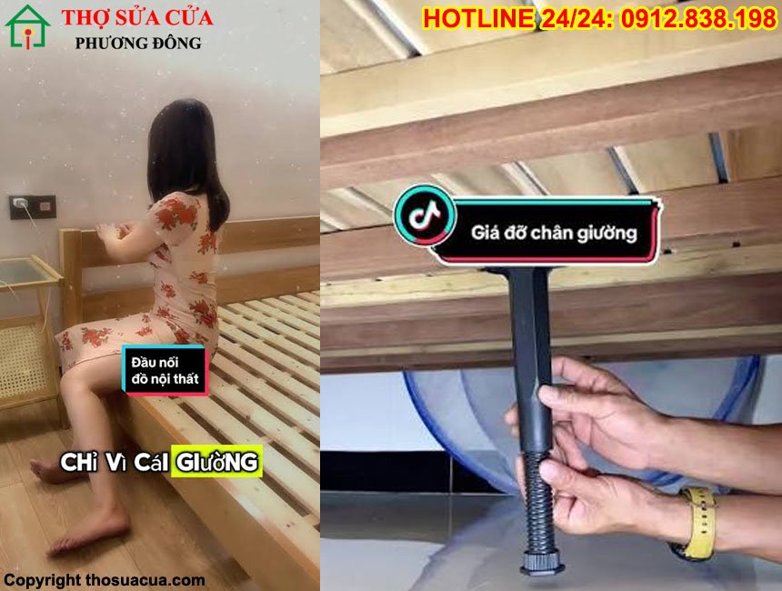 Cách sửa giường kêu cọt kẹt