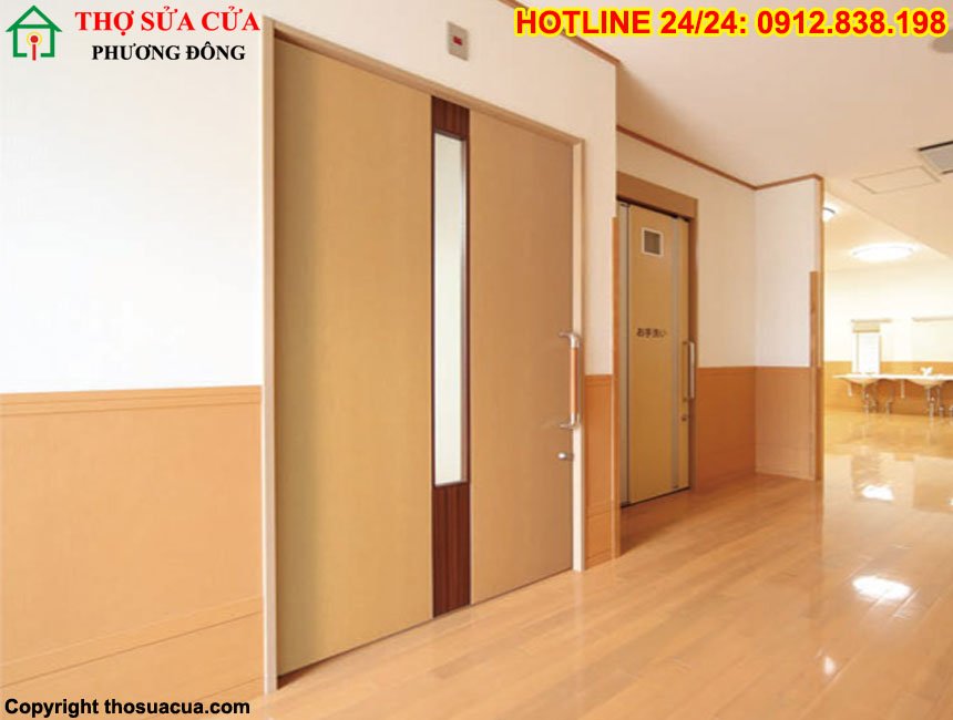 Cửa lùa gỗ kiểu Nhật