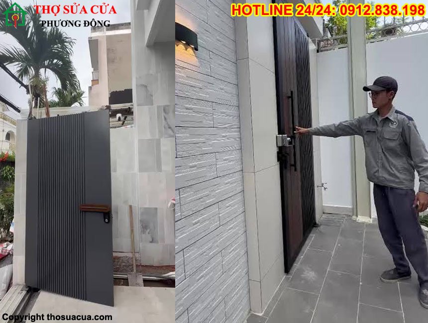 Mẫu cửa sắt 1 cánh đẹp