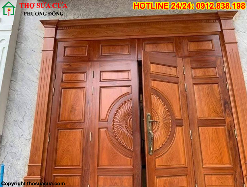 Nẹp khung cửa gỗ